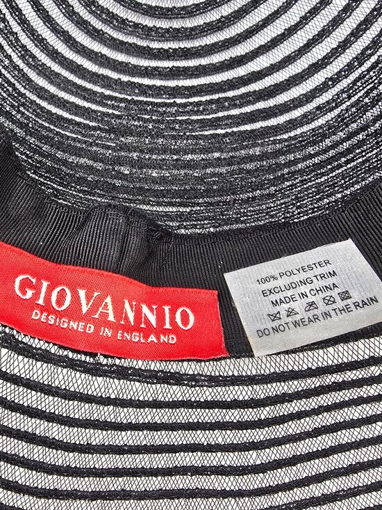 Giovannio B&W Wide Mesh Brim Hat main image 14